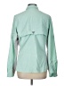 Columbia 100% Polyester Color Block Green Long Sleeve Blouse Size L - photo 2