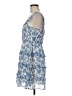 Aqua 100% Polyester Paisley Blue Cocktail Dress Size M - photo 5