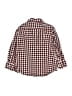 Crewcuts Checkered-gingham Burgundy Long Sleeve Button-Down Shirt Size 3 - photo 2