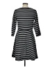 Old Navy Stripes Black Casual Dress Size L - photo 2