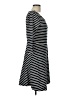 Old Navy Stripes Black Casual Dress Size L - photo 4