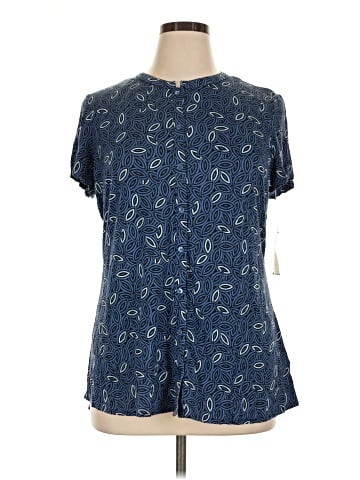 Dana Buchman Short Sleeve Blouse (view 1)