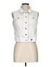 Guess White Denim Vest Size L - photo 1
