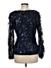 Adrianna Papell 100% Polyester Blue 3/4 Sleeve Blouse Size 6 - photo 2