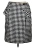 Cato Houndstooth Black Casual Skirt Size 8 - photo 1