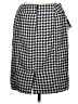 Cato Houndstooth Black Casual Skirt Size 8 - photo 2