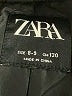 Zara 100% Polyester Black Jacket Size 8 - 9 - photo 3