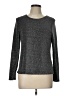 Express Metallic Silver Long Sleeve Top Size L - photo 1