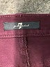 7 For All Mankind Burgundy Jeans Size 25 waist - photo 7