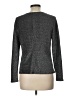 Express Metallic Silver Long Sleeve Top Size L - photo 2