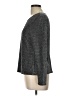 Express Metallic Silver Long Sleeve Top Size L - photo 5