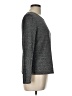 Express Metallic Silver Long Sleeve Top Size L - photo 4