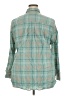 Eddie Bauer Plaid Teal Long Sleeve Button-Down Shirt Size 2X - photo 2