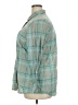 Eddie Bauer Plaid Teal Long Sleeve Button-Down Shirt Size 2X - photo 5