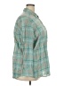 Eddie Bauer Plaid Teal Long Sleeve Button-Down Shirt Size 2X - photo 4