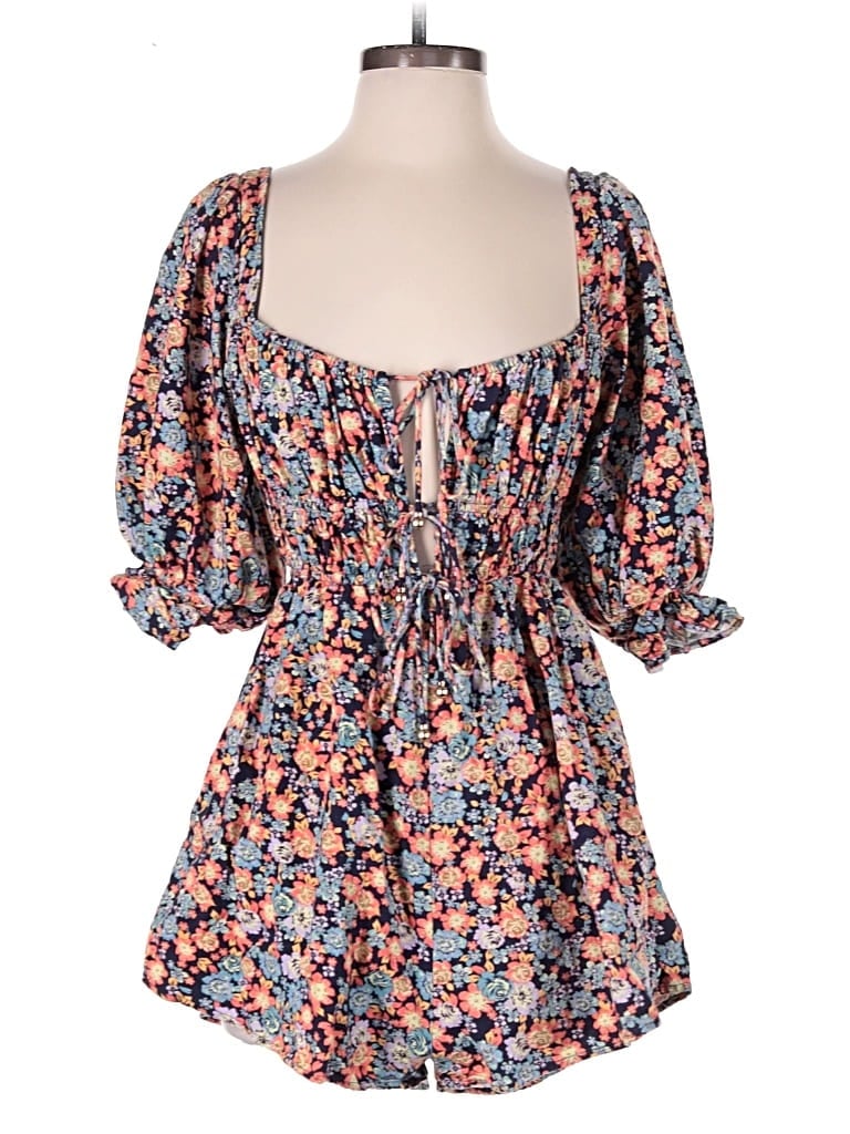 Pre-owned Free People Romper In Blue