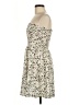 Shein 100% Polyester Animal Print Ivory Cocktail Dress Size M - photo 5