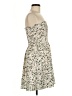 Shein 100% Polyester Animal Print Ivory Cocktail Dress Size M - photo 4