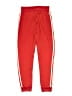 Adidas 100% Polyester Red Track Pants Size M (kids) - photo 2
