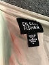 Eileen Fisher 100% Silk Metallic Gray Long Sleeve Silk Top Size L - photo 7