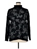 Lilla P Floral Black Turtleneck Sweater Size XL - photo 1
