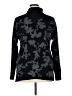 Lilla P Floral Black Turtleneck Sweater Size XL - photo 2