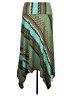 Sunny Leigh Print Green Casual Skirt Size L - photo 2