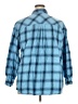 Eddie Bauer Plaid Blue Long Sleeve Button-Down Shirt Size 2X - photo 2