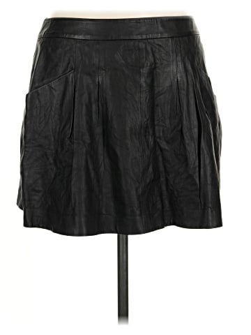 Theory Faux Leather Skirt (view 1)