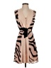 ERIN Erin Fetherston 100% Polyester Animal Print Tan Cocktail Dress Size 2 - photo 1