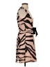 ERIN Erin Fetherston 100% Polyester Animal Print Tan Cocktail Dress Size 2 - photo 4