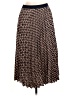 Max Studio 100% Polyester Print Brown Casual Skirt Size M - photo 1