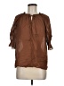 Daniel Rainn Brown 3/4 Sleeve Blouse Size M - photo 1
