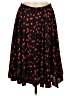 J.Crew 100% Polyester Hearts Black Casual Skirt Size 6 - photo 1