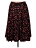J.Crew 100% Polyester Hearts Black Casual Skirt Size 6 - photo 2
