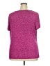 Jaclyn Smith Stars Pink Short Sleeve Top Size XXL - photo 2