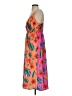 Shein 100% Polyester Tropical Orange Cocktail Dress Size 4 - photo 5