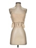 Le Lis 100% Cotton Tan Tank Top Size XS - photo 1