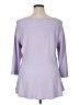 Boston Proper Purple 3/4 Sleeve Top Size XL - photo 2