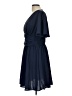 Unbranded 100% Polyester Solid Blue Cocktail Dress Size L - photo 5
