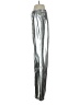 Avec Les Filles 100% Polyurethane Metallic Silver Casual Pants Size 4 - photo 5