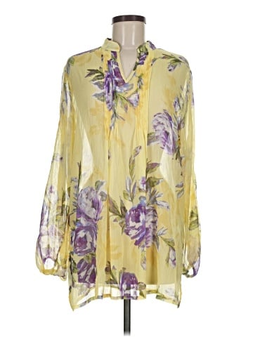 Susan Graver 3/4 Sleeve Blouse (view 1)