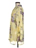 Susan Graver 100% Polyester Yellow 3/4 Sleeve Blouse Size M - photo 5