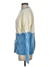MNG Color Block Blue Pullover Sweater Size XS - photo 5