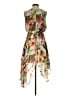Sangria 100% Polyester Print Green Cocktail Dress Size 4 - photo 2