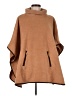 Dudley Stephens 100% Polyester Brown Poncho Size Med - Lg - photo 1