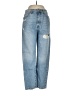 Forever 21 100% Cotton Hearts Blue Jeans Size 29 waist - photo 1