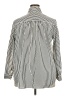 Roaman's Stripes Silver Long Sleeve Blouse Size 18 (L) - photo 2