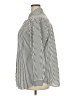 Roaman's Stripes Silver Long Sleeve Blouse Size 18 (L) - photo 5