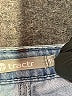 Tractr Stars Blue Denim Shorts Size 16 - photo 3